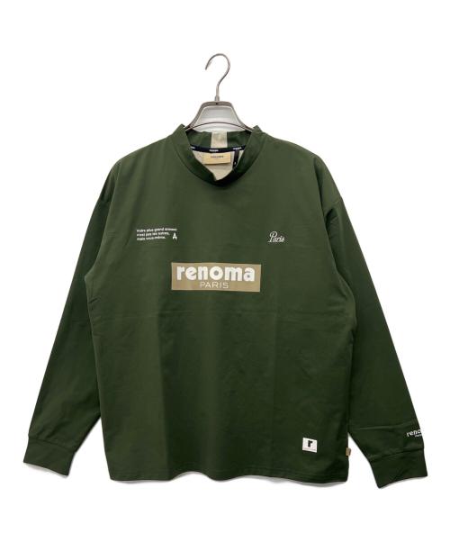 renoma GOLF（レノマゴルフ）renoma GOLF (レノマゴルフ) 長袖カットソー グリーン サイズ:Lの古着・服飾アイテム