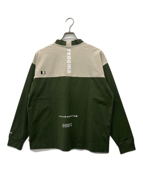 renoma GOLF（レノマゴルフ）renoma GOLF (レノマゴルフ) 長袖カットソー グリーン サイズ:Lの古着・服飾アイテム