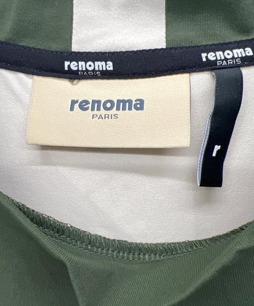 renoma GOLF（レノマゴルフ）renoma GOLF (レノマゴルフ) 長袖カットソー グリーン サイズ:Lの古着・服飾アイテム