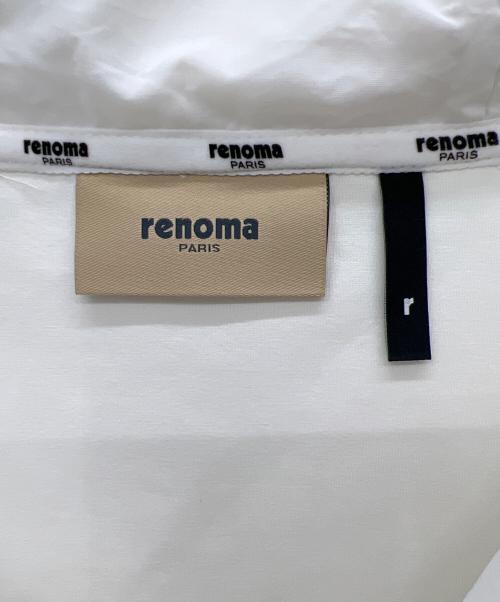 renoma GOLF（レノマゴルフ）renoma GOLF (レノマゴルフ) ジップパーカー ホワイト サイズ:Lの古着・服飾アイテム