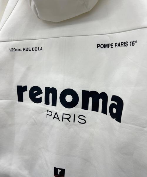 renoma GOLF（レノマゴルフ）renoma GOLF (レノマゴルフ) ジップパーカー ホワイト サイズ:Lの古着・服飾アイテム