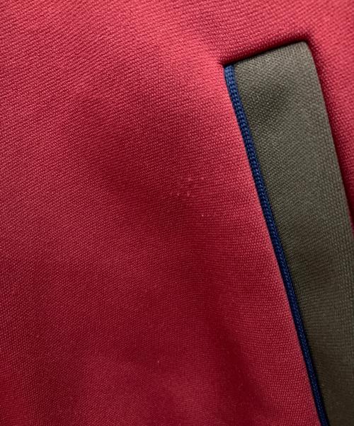 ROBE DE CHAMBRE COMME DES GARCONS（ローブドシャンブル コムデギャルソン）ROBE DE CHAMBRE COMME DES GARCONS (ローブドシャンブル コムデギャルソン) トラックジャケット レッド×ブラウン サイズ:不明の古着・服飾アイテム