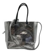 BALENCIAGAバレンシアガ）の古着「ショッピングトートバッグ」｜シルバー