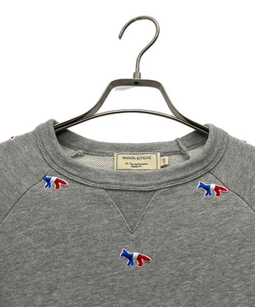 maison kitsune（メゾンキツネ）maison kitsune (メゾンキツネ) スウェット グレー サイズ:XXSの古着・服飾アイテム