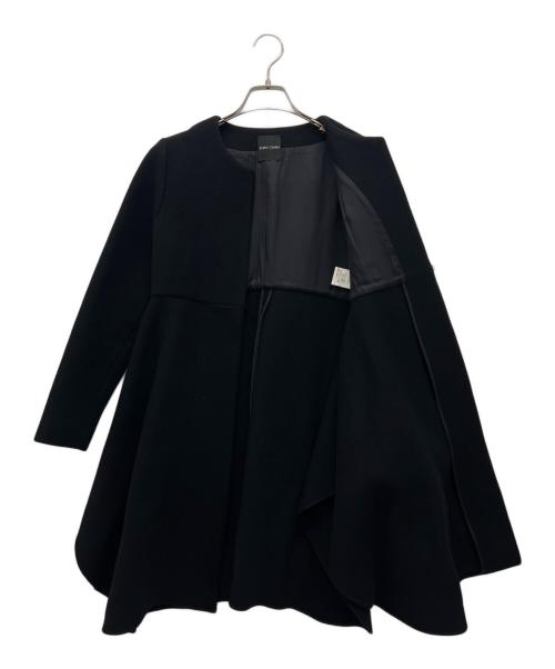 YOKO CHAN（ヨーコチャン）YOKO CHAN (ヨーコチャン) ウールコート ブラック サイズ:36の古着・服飾アイテム