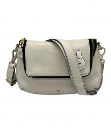 ANYA HINDMARCH×DISNEY（アニヤ・ハインドマーチ×ディズニー）の古着「ショルダーバッグ」｜アイボリー