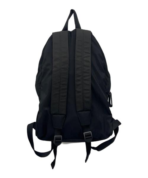 BALENCIAGA（バレンシアガ）BALENCIAGA (バレンシアガ) ロゴプリントリュック ブラック×ホワイトの古着・服飾アイテム