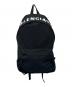 BALENCIAGA（バレンシアガ）の古着「ロゴプリントリュック」｜ブラック×ホワイト