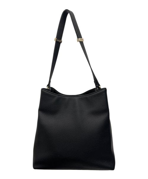 MARY QUANT（マリークヮント）MARY QUANT (マリークヮント) シュリンクデイジーエンボス トートバッグ ブラックの古着・服飾アイテム