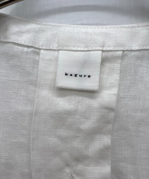 KAGURE（カグレ）KAGURE (カグレ) 長袖シャツ ホワイト サイズ:FREEの古着・服飾アイテム
