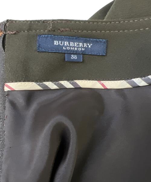 BURBERRY LONDON（バーバリーロンドン）BURBERRY LONDON (バーバリーロンドン) スカート オリーブ サイズ:38の古着・服飾アイテム