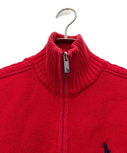 RALPH LAUREN SPORT（ラルフローレン スポーツ）RALPH LAUREN SPORT (ラルフローレン スポーツ) 厚手ニット レッド サイズ:Mの古着・服飾アイテム