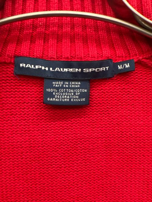 RALPH LAUREN SPORT（ラルフローレン スポーツ）RALPH LAUREN SPORT (ラルフローレン スポーツ) 厚手ニット レッド サイズ:Mの古着・服飾アイテム