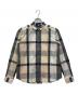 BLUE LABEL CRESTBRIDGE（ブルーレーベルクレストブリッジ）の古着「長袖シャツ」｜ベージュ×グレー