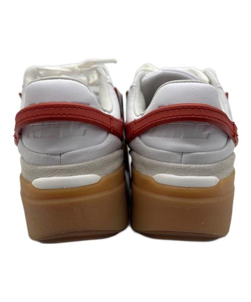 NIKE（ナイキ）NIKE (ナイキ) ローカットスニーカー ホワイト×オレンジ サイズ:27の古着・服飾アイテム
