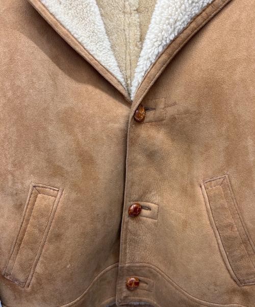 Schott（ショット）Schott (ショット) ムートンジャケット ブラウン サイズ:42の古着・服飾アイテム