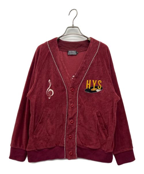 Hysteric Glamour（ヒステリックグラマー）Hysteric Glamour (ヒステリックグラマー) 厚手カーディガン ボルドー サイズ:Mの古着・服飾アイテム