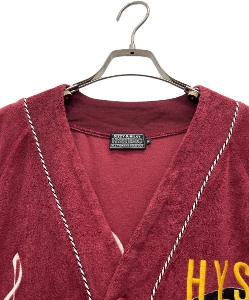 Hysteric Glamour（ヒステリックグラマー）Hysteric Glamour (ヒステリックグラマー) 厚手カーディガン ボルドー サイズ:Mの古着・服飾アイテム