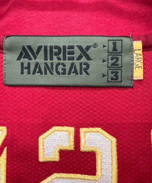 AVIREX（アヴィレックス）AVIREX (アヴィレックス) スタンドカラージャケット レッド サイズ:Lの古着・服飾アイテム