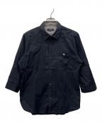 BURBERRY BLACK LABELバーバリーブラックレーベル）の古着「長袖シャツ」｜ブラック