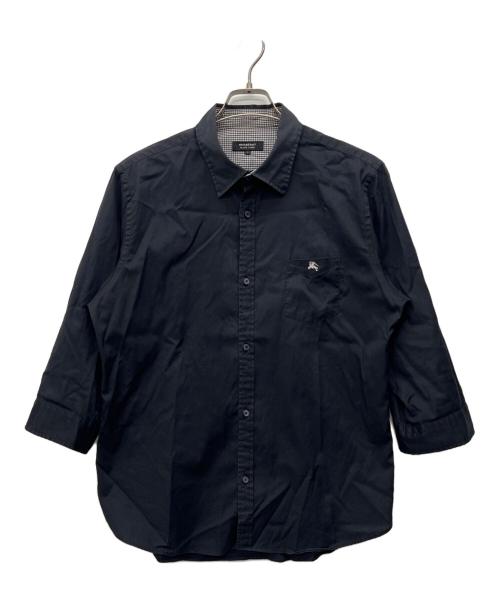 BURBERRY BLACK LABEL（バーバリーブラックレーベル）BURBERRY BLACK LABEL (バーバリーブラックレーベル) 長袖シャツ ブラック サイズ:3の古着・服飾アイテム