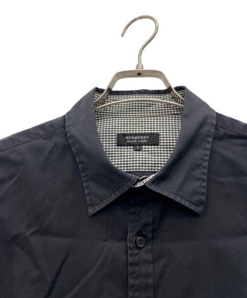 BURBERRY BLACK LABEL（バーバリーブラックレーベル）BURBERRY BLACK LABEL (バーバリーブラックレーベル) 長袖シャツ ブラック サイズ:3の古着・服飾アイテム