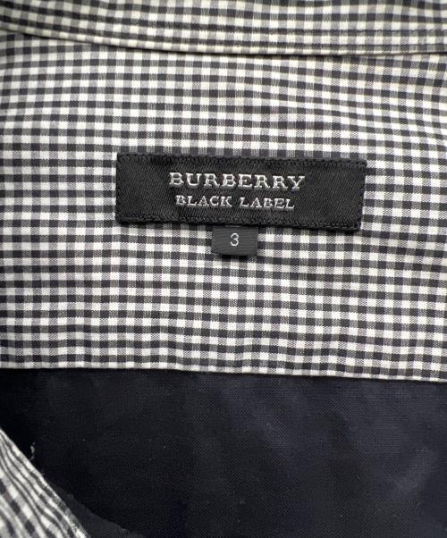 BURBERRY BLACK LABEL（バーバリーブラックレーベル）BURBERRY BLACK LABEL (バーバリーブラックレーベル) 長袖シャツ ブラック サイズ:3の古着・服飾アイテム