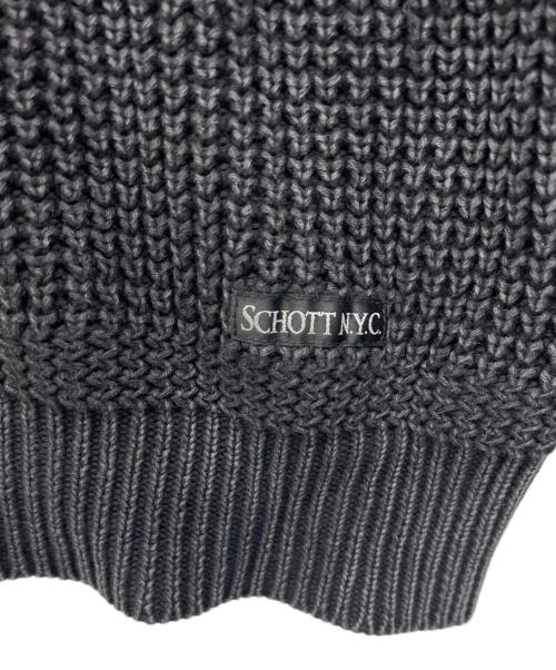 Schott（ショット）Schott (ショット) 厚手ニット グレー サイズ:Sの古着・服飾アイテム