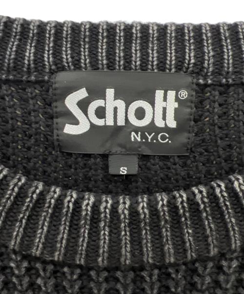 Schott（ショット）Schott (ショット) 厚手ニット グレー サイズ:Sの古着・服飾アイテム