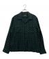 Schott（ショット）の古着「長袖シャツ」｜ブラック×グリーン