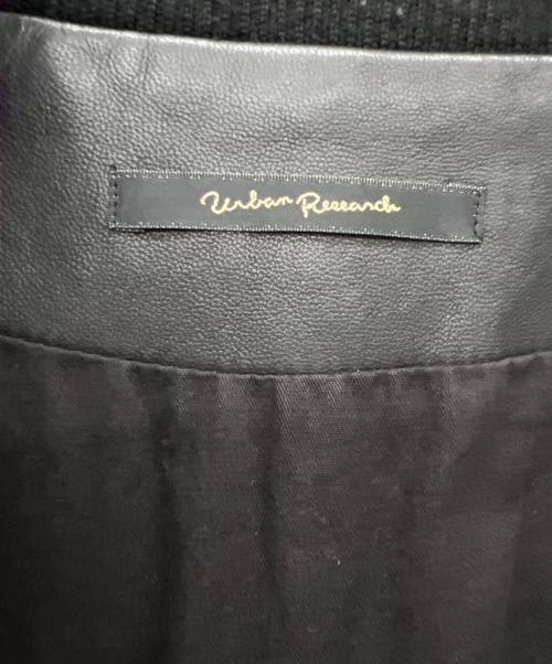 URBAN RESEARCH（アーバンリサーチ）URBAN RESEARCH (アーバンリサーチ) ラムレザージャケット ブラック サイズ:Mの古着・服飾アイテム