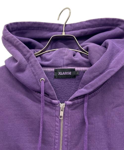 X-LARGE（エクストララージ）X-LARGE (エクストララージ) ジップパーカー パープル サイズ:Lの古着・服飾アイテム