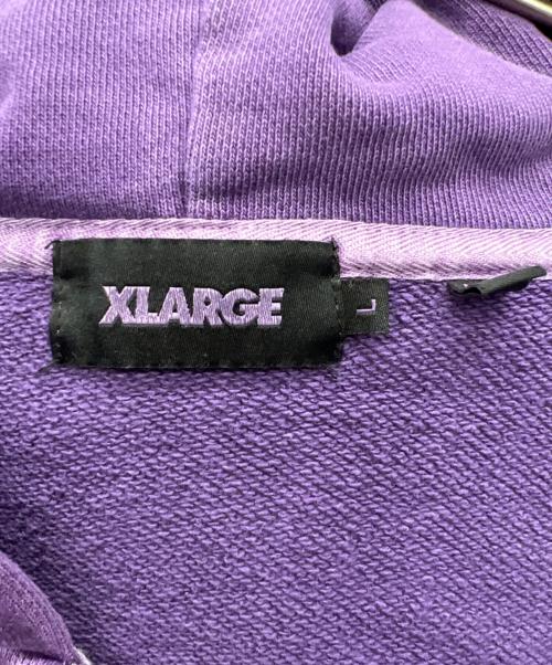 X-LARGE（エクストララージ）X-LARGE (エクストララージ) ジップパーカー パープル サイズ:Lの古着・服飾アイテム