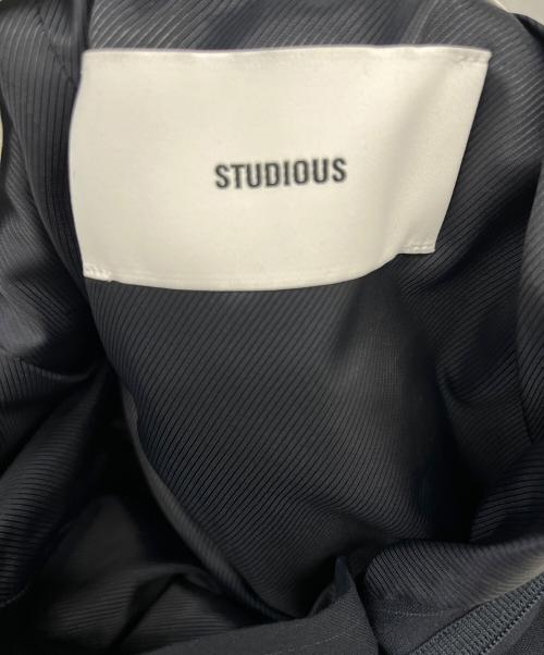 STUDIOUS（ステュディオス）STUDIOUS (ステュディオス) ワイドパンツ ネイビー サイズ:1の古着・服飾アイテム