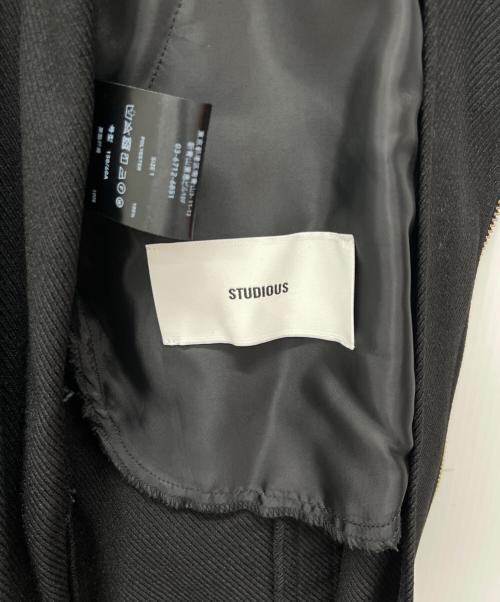 STUDIOUS（ステュディオス）STUDIOUS (ステュディオス) サロペット ブラック サイズ:1の古着・服飾アイテム