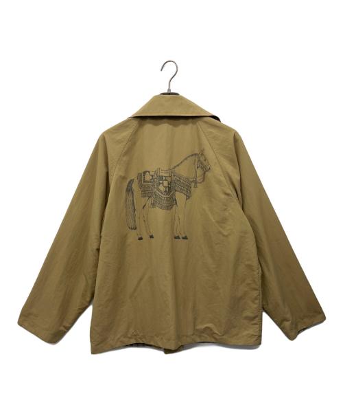sampo（サンポ）sampo (サンポ) ear PAPILLONNER (イアパピヨネ) リバーシブルハーフコート カーキ×ブラック サイズ:不明の古着・服飾アイテム