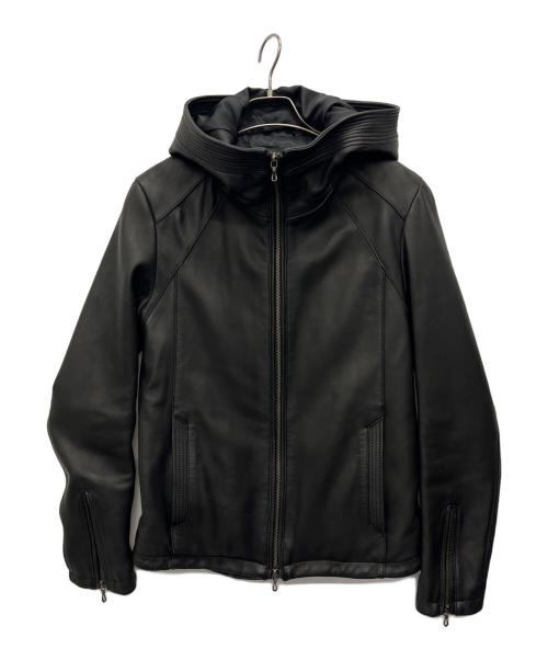TETE HOMME（テット オム）TETE HOMME (テット オム) レザージャケット ブラック サイズ:6の古着・服飾アイテム