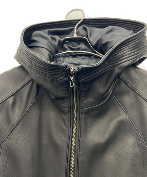 TETE HOMME（テット オム）TETE HOMME (テット オム) レザージャケット ブラック サイズ:6の古着・服飾アイテム