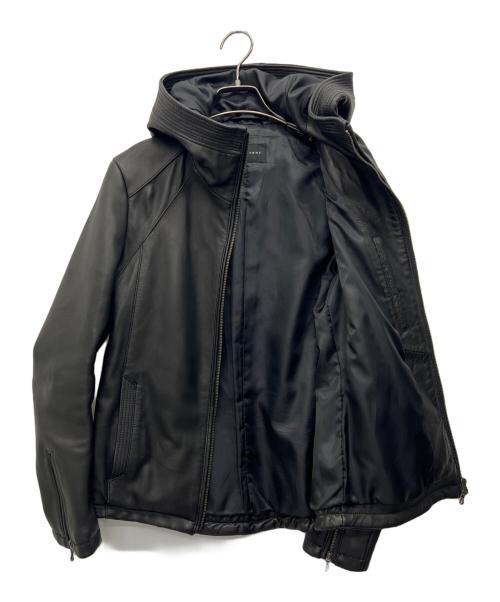 TETE HOMME（テット オム）TETE HOMME (テット オム) レザージャケット ブラック サイズ:6の古着・服飾アイテム