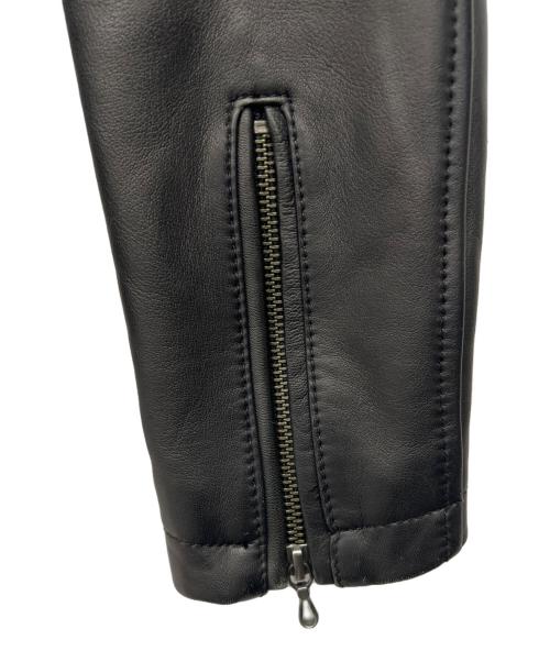 TETE HOMME（テット オム）TETE HOMME (テット オム) レザージャケット ブラック サイズ:6の古着・服飾アイテム