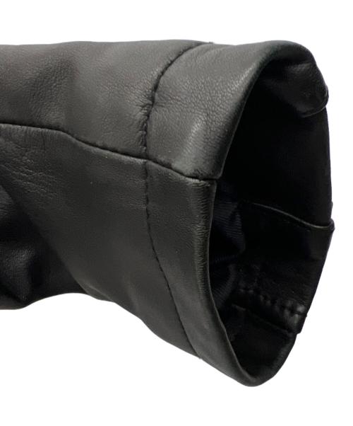 TETE HOMME（テット オム）TETE HOMME (テット オム) レザージャケット ブラック サイズ:6の古着・服飾アイテム