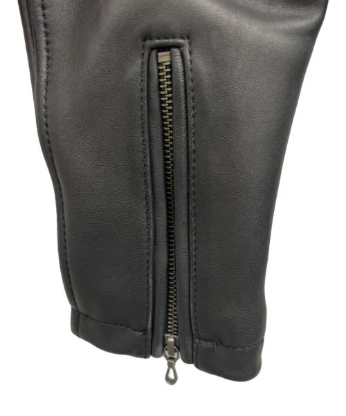 TETE HOMME（テット オム）TETE HOMME (テット オム) レザージャケット ブラック サイズ:6の古着・服飾アイテム