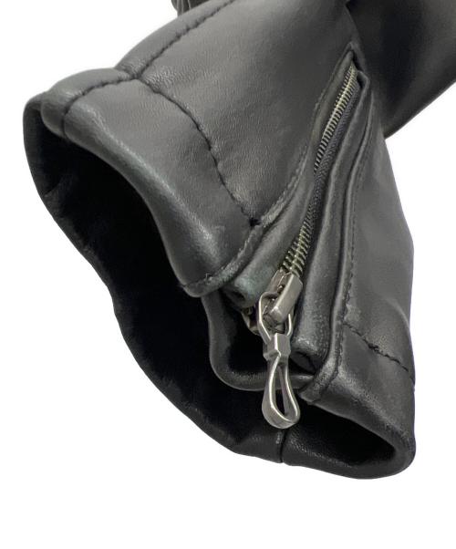 TETE HOMME（テット オム）TETE HOMME (テット オム) レザージャケット ブラック サイズ:6の古着・服飾アイテム