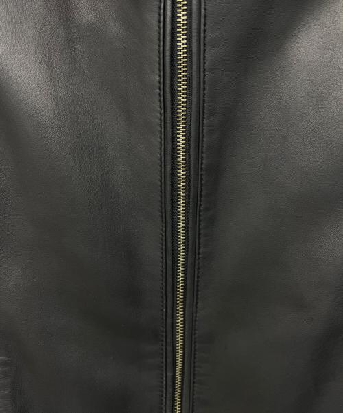 TETE HOMME（テット オム）TETE HOMME (テット オム) レザージャケット ブラック サイズ:6の古着・服飾アイテム