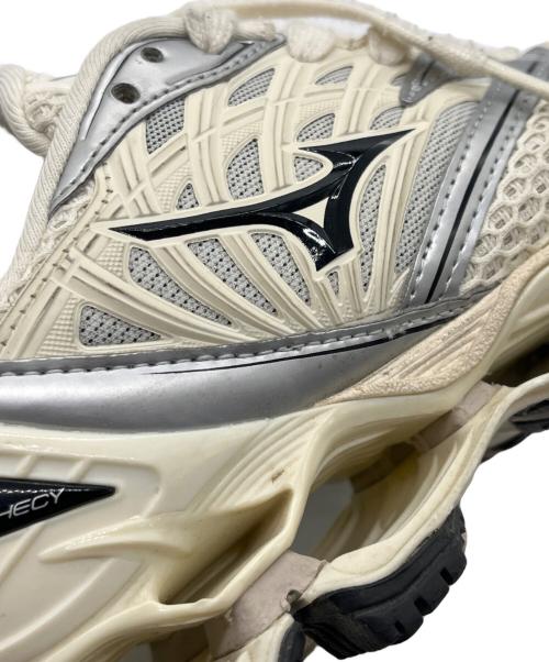MIZUNO（ミズノ）MIZUNO (ミズノ) WAVE PROPHECY LS ホワイト×シルバー サイズ:23の古着・服飾アイテム