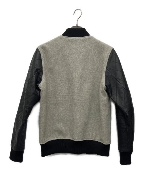 FRED PERRY（フレッドペリー）FRED PERRY (フレッドペリー) スタジャン グレー×ブラック サイズ:Lの古着・服飾アイテム