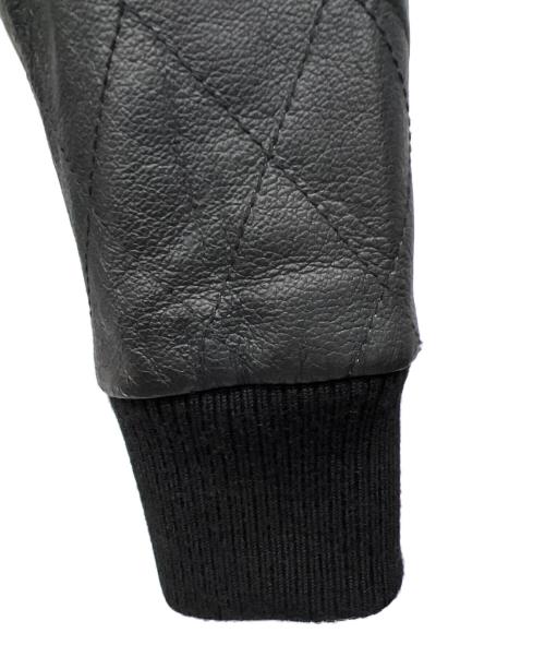 FRED PERRY（フレッドペリー）FRED PERRY (フレッドペリー) スタジャン グレー×ブラック サイズ:Lの古着・服飾アイテム
