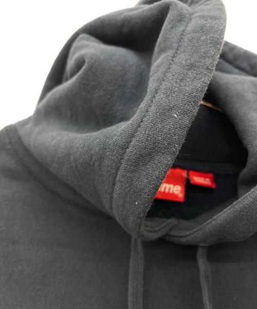 SUPREME（シュプリーム）SUPREME (シュプリーム) Chenille Arc Logo Hooded Sweatshirt ネイビー×ピンク サイズ:Sの古着・服飾アイテム