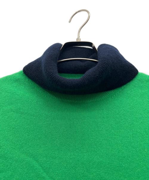 GALERIE VIE（ギャルリーヴィー）GALERIE VIE (ギャルリーヴィー) 薄手ニット グリーン サイズ:FREEの古着・服飾アイテム