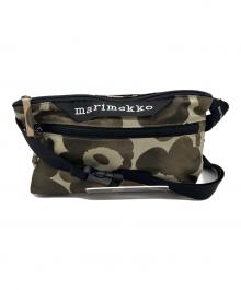 marimekko（マリメッコ）の古着「ショルダーバッグ」｜カーキ×アイボリー